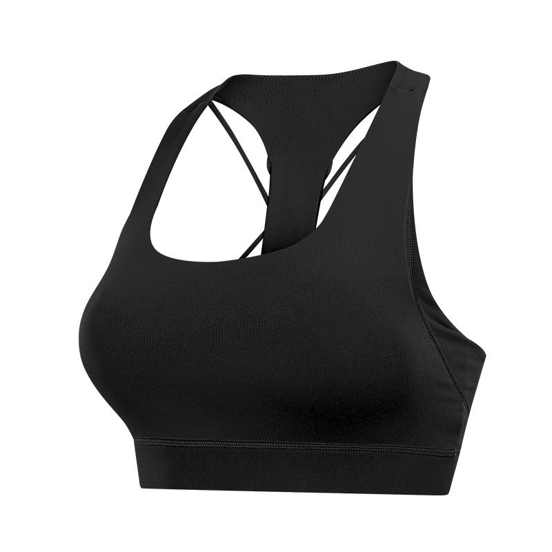 Contrast-panel Sports Bra