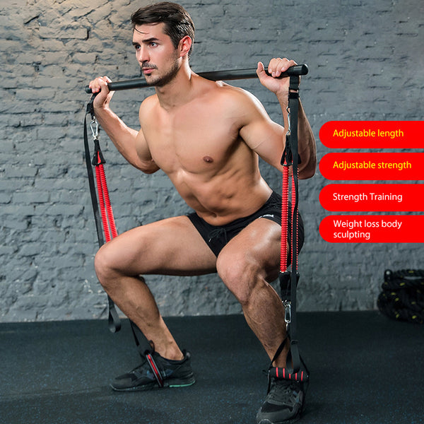 Resistance Bands With Bar